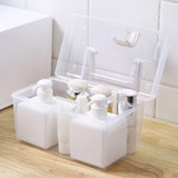 Maxbell Clear Container Bin Portable for Storing Cosmetics Fishing Supplies Creams