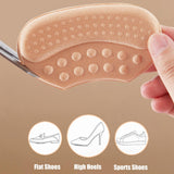 Maxbell High Heels Cushion Pads Soft Reusable Sneakers for Ladies Shoe Beige
