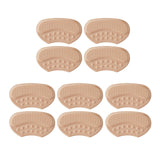 Maxbell High Heels Cushion Pads Soft Reusable Sneakers for Ladies Shoe Beige