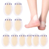 Maxbell 10Pcs Gel Shoes Stickers Foot Care for Sports Shoes High Heels 44mmx69mm