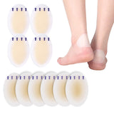Maxbell 10Pcs Gel Shoes Stickers Foot Care for Sports Shoes High Heels 44mmx69mm