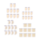 Maxbell 10Pcs Gel Shoes Stickers Foot Care for Sports Shoes High Heels 44mmx69mm