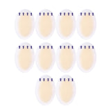 Maxbell 10Pcs Gel Shoes Stickers Foot Care for Sports Shoes High Heels 44mmx69mm