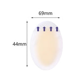 Maxbell 10Pcs Gel Shoes Stickers Foot Care for Sports Shoes High Heels 44mmx69mm