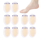 Maxbell 10Pcs Gel Shoes Stickers Foot Care for Sports Shoes High Heels 37mmx55mm