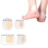 Maxbell 10Pcs Gel Shoes Stickers Foot Care for Sports Shoes High Heels 37mmx55mm
