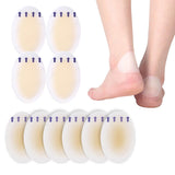Maxbell 10Pcs Gel Shoes Stickers Foot Care for Sports Shoes High Heels 37mmx55mm