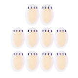 Maxbell 10Pcs Gel Shoes Stickers Foot Care for Sports Shoes High Heels 37mmx55mm