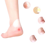 Maxbell 10Pcs Gel Shoes Stickers Foot Care for Sports Shoes High Heels 37mmx55mm