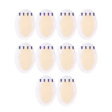 Maxbell 10Pcs Gel Shoes Stickers Foot Care for Sports Shoes High Heels 37mmx55mm