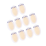 Maxbell 10Pcs Gel Shoes Stickers Foot Care for Sports Shoes High Heels 37mmx55mm