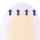 Maxbell 10Pcs Gel Shoes Stickers Foot Care for Sports Shoes High Heels 37mmx55mm