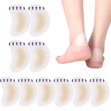 Maxbell 10Pcs Gel Shoes Stickers Foot Care for Sports Shoes High Heels 42mmx62mm