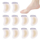 Maxbell 10Pcs Gel Shoes Stickers Foot Care for Sports Shoes High Heels 42mmx62mm