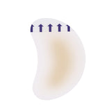 Maxbell 10Pcs Gel Shoes Stickers Foot Care for Sports Shoes High Heels 42mmx62mm
