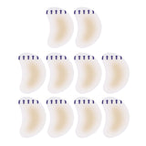 Maxbell 10Pcs Gel Shoes Stickers Foot Care for Sports Shoes High Heels 42mmx62mm