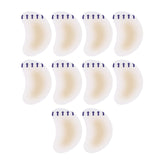 Maxbell 10Pcs Gel Shoes Stickers Foot Care for Sports Shoes High Heels 42mmx62mm