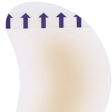 Maxbell 10Pcs Gel Shoes Stickers Foot Care for Sports Shoes High Heels 42mmx62mm