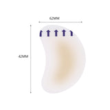 Maxbell 10Pcs Gel Shoes Stickers Foot Care for Sports Shoes High Heels 42mmx62mm