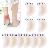 Maxbell 10Pcs Gel Shoes Stickers Foot Care for Sports Shoes High Heels 42mmx62mm