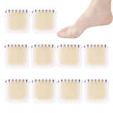 Maxbell 10Pcs Gel Shoes Stickers Foot Care for Sports Shoes High Heels 50mmx50mm