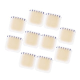 Maxbell 10Pcs Gel Shoes Stickers Foot Care for Sports Shoes High Heels 50mmx50mm