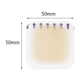 Maxbell 10Pcs Gel Shoes Stickers Foot Care for Sports Shoes High Heels 50mmx50mm