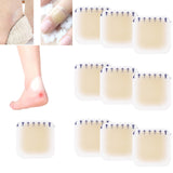 Maxbell 10Pcs Gel Shoes Stickers Foot Care for Sports Shoes High Heels 50mmx50mm