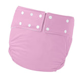 Maxbell Leakproof Adult Cloth Diapers Against Incontinence for Elderly Seniors Pink