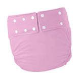 Maxbell Leakproof Adult Cloth Diapers Against Incontinence for Elderly Seniors Pink
