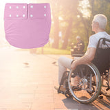 Maxbell Leakproof Adult Cloth Diapers Against Incontinence for Elderly Seniors Pink