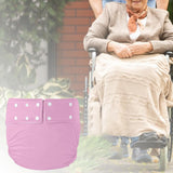 Maxbell Leakproof Adult Cloth Diapers Against Incontinence for Elderly Seniors Pink