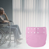 Maxbell Leakproof Adult Cloth Diapers Against Incontinence for Elderly Seniors Pink