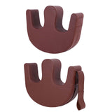 Maxbell Bed Turn Over Cushion Transfer Pad for Elder Patient Leg Pad Nursing Tool Brown