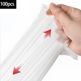 Maxbell 10 Rolls 100Pcs Toilet Cleaning Bag with Drawstring for Kids Portable