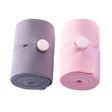 Maxbell 2Pcs Fetal Heart Belt Support Tool Comfortable for 100kg-150kg pink and grey