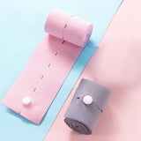 Maxbell 2Pcs Fetal Heart Belt Support Tool Comfortable for 100kg-150kg pink and grey