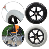 Maxbell 12inch Wheelchair Replacement Rear Wheel for Wheelchairs Walkers Accessories Black