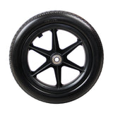 Maxbell 12inch Wheelchair Replacement Rear Wheel for Wheelchairs Walkers Accessories Black