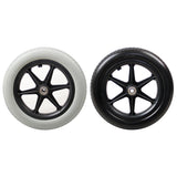 Maxbell 12inch Wheelchair Replacement Rear Wheel for Wheelchairs Walkers Accessories Black