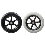 Maxbell 12inch Wheelchair Replacement Rear Wheel for Wheelchairs Walkers Accessories Black