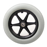 Maxbell 12inch Wheelchair Replacement Rear Wheel for Wheelchairs Walkers Accessories Grey
