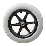 Maxbell 12inch Wheelchair Replacement Rear Wheel for Wheelchairs Walkers Accessories Grey