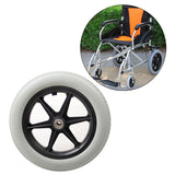 Maxbell 12inch Wheelchair Replacement Rear Wheel for Wheelchairs Walkers Accessories Grey