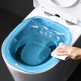 Maxbell Toilet Bidet Overflow Bidet Basin for for Postpartum Care women Blue