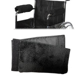 Maxbell 2 Pack Wheelchair Soft Office Chair Universal Armrest Pads Arm Cushions Black