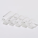 Maxbell 20 Pieces Empty Glass Dropper Bottles Containers for Perfume Oils Liquids Silver 1ml