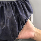 Maxbell 30 Pieces One Time Underwear One Size Stretchy Elastic Waist for Business Blue
