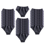 Maxbell 30 Pieces One Time Underwear One Size Stretchy Elastic Waist for Business Blue