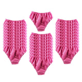 Maxbell 30 Pieces One Time Underwear One Size Stretchy Elastic Waist for Business Purple